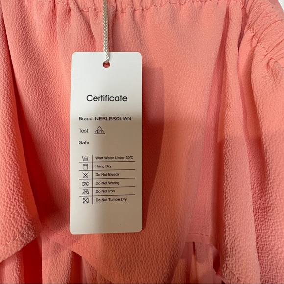 Chic Asymmetrical Pink Dress - Picture 5 of 9